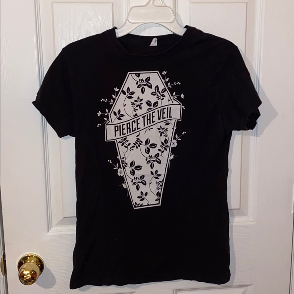 Pierce The Veil floral coffin T-shirt